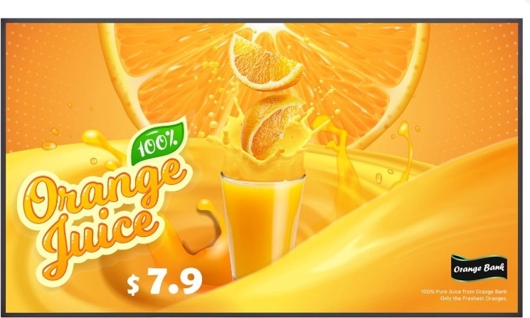 43"-os nagyméretű UHD monitor, 500 cd/m², 24/7 üzemre