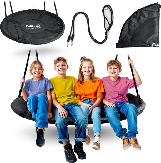 NEO SPORT kerek fészekhinta 120 cm