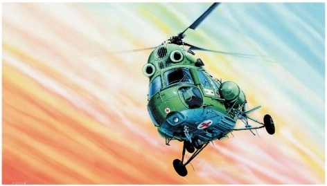 MIL MI-2 Kliklak helikopter modell