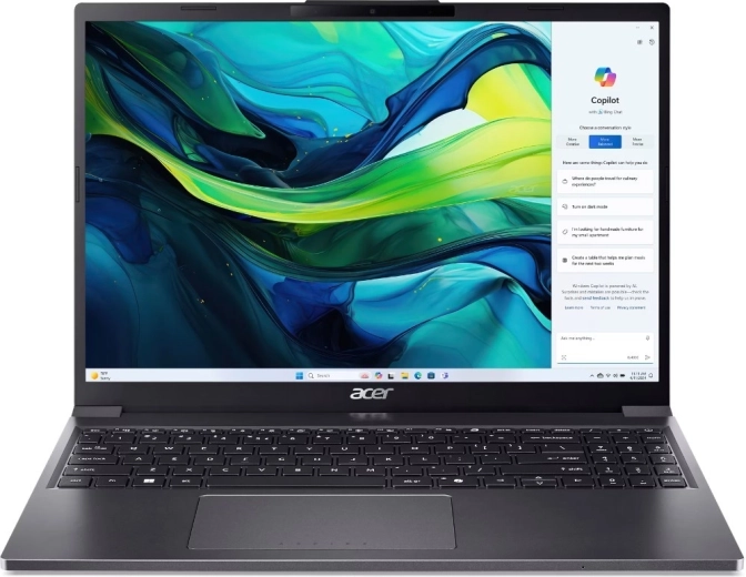 Acer Aspire Go 15 15.3 i7, 16 GB RAM, 512 GB SSD, WUXGA, operációs rendszer nélkül