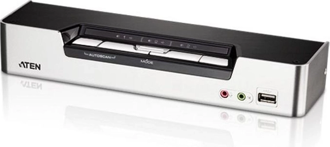 4 portos HDMI USB 2.0 KVMP kapcsoló hanggal