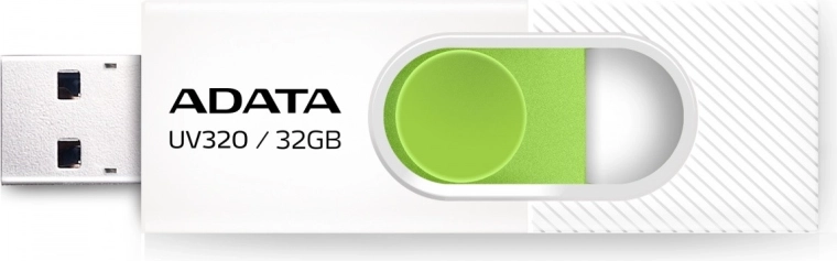 ADATA UV320 32GB USB3.2 Fehér-Zöld Flash Meghajtó