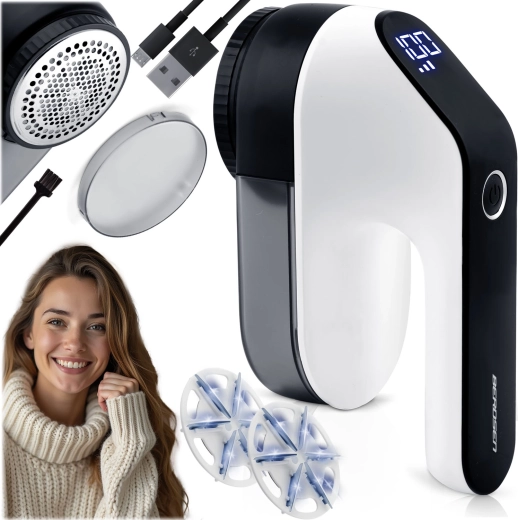 BERDSEN elektromos bolyhosodás-eltávolító vasaló LCD-vel