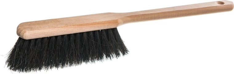 Kézi seprű 4 sor sörtével, hosszított nyéllel, fa, lakkozatlan