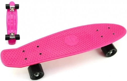 Pennyboard 60 cm fém tengelyekkel és 90 kg teherbírással – Rózsaszín