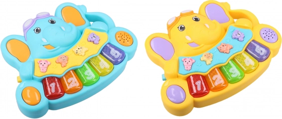 Elefánt alakú zongorácska állathangokkal