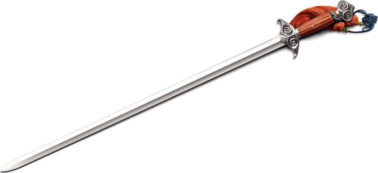 Cold Steel Chinese Leaf Gim kínai kard 84,5 cm paliszander markolattal és fa hüvellyel