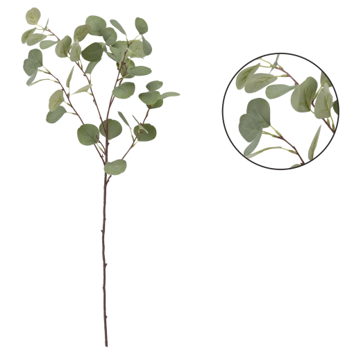 Mű ág nagy zöld levelekkel 90 cm