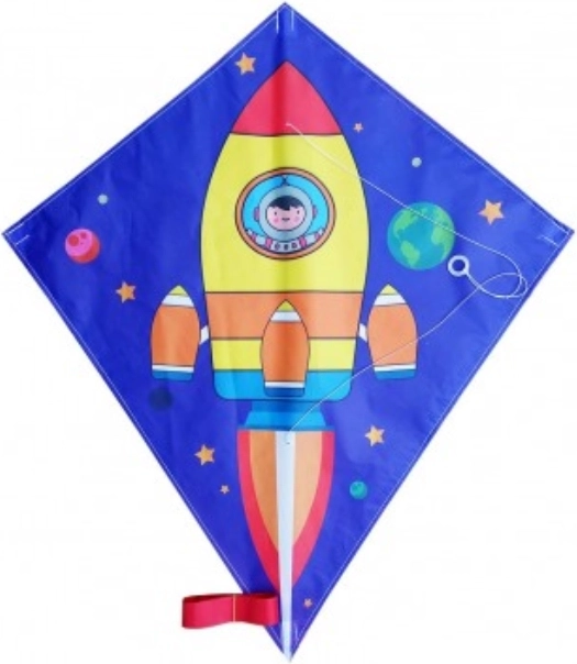 Repülő sárkány Kozmikus rakéta 70x60 cm