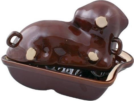 Kétrészes kerámia forma húsvéti bárányhoz 31 × 19,5 × 13 cm