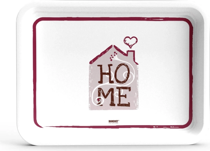 Home II melamin tálca 30 × 21,5 cm