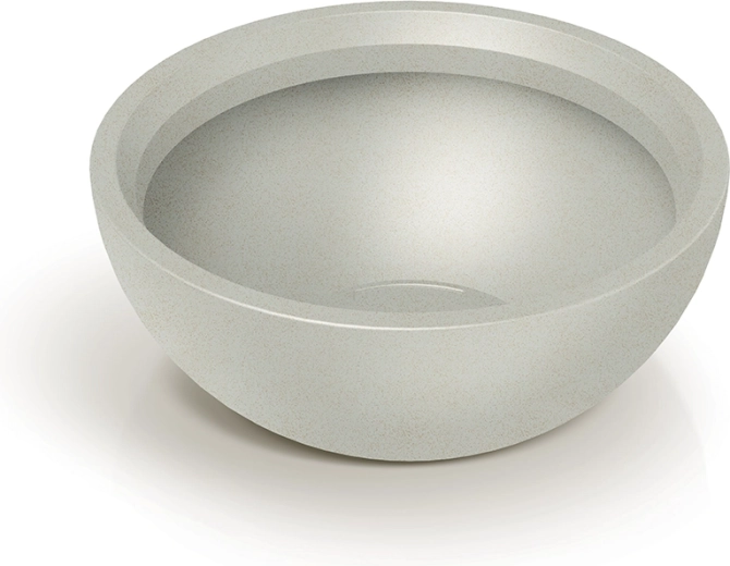 Molio Bowl virágtál 60 cm, homokszín
