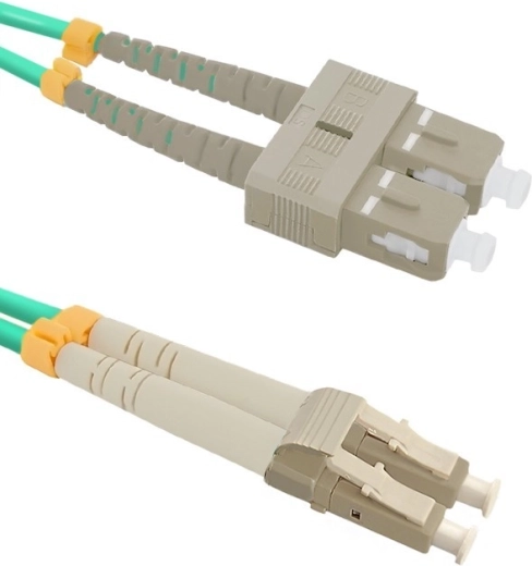 Optikai patchcord LC/UPC-SC/UPC multimód OM4 1m