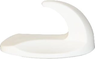 Öntapadó ovális akasztók, fehér, 2 db