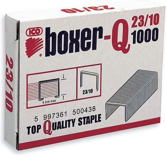 23/10 horganyzott tűzőkapcsok, 1000 db