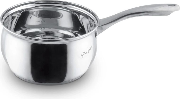 Lamart Shape rozsdamentes acél nyeles lábas 18 cm