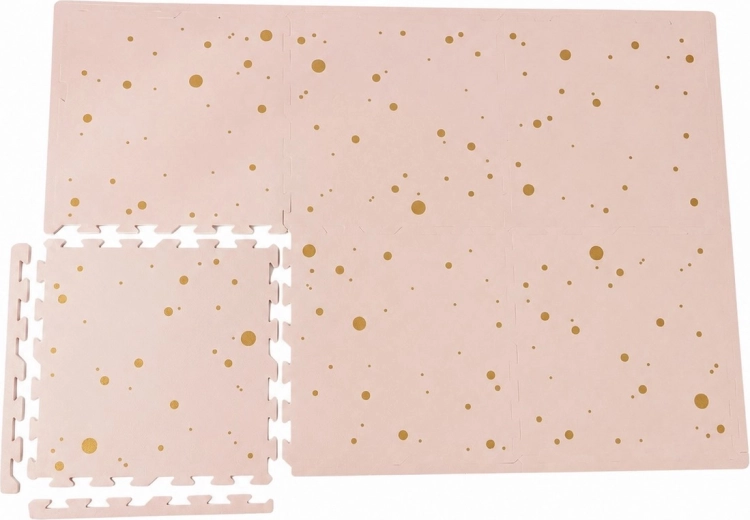 NIDO NIDO habszivacs játszószőnyeg Pink and Gold Confetti