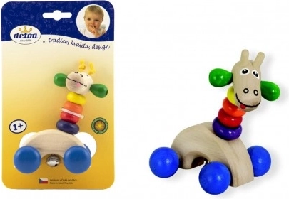 Detoa fa zsiráf kerekeken