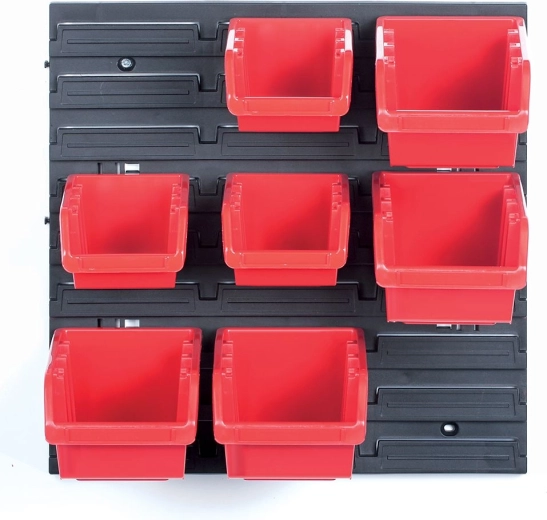 Fali panel 7 szerszámtartó dobozzal ORDERLINE 400 × 110 × 400 mm