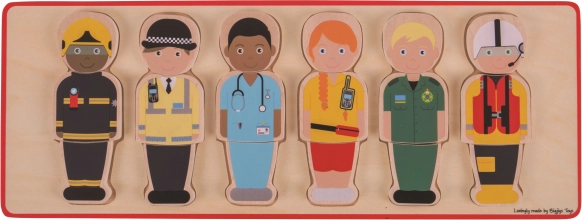 Fa berakós puzzle Mentőcsapat