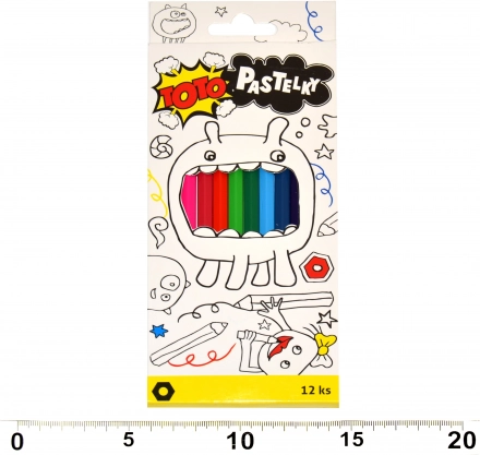 Hatszögletű színes ceruzák 12 db