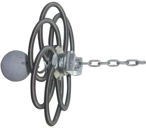 Kéményrózsa súllyal 130–230 mm, 6 rugó