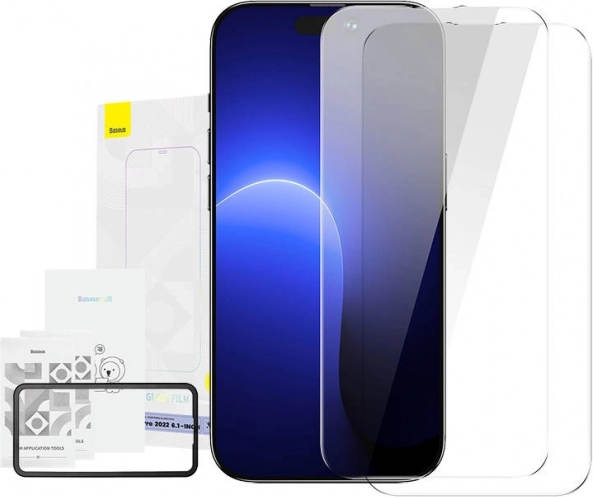 Baseus Crystal edzett üveg 0,3 mm iPhone 14-hez – iPhone