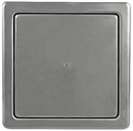 Rozsdamentes acél kádajtó 150 × 150 mm