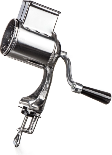 Rozsdamentes kézi daráló zsemlemorzsához, dióhoz és sajthoz, CULINARIA csavaros rögzítéssel