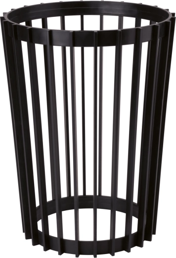 Standy 1 virágtartó, fekete, kétoldalas 24/30 cm, magasság 40 cm