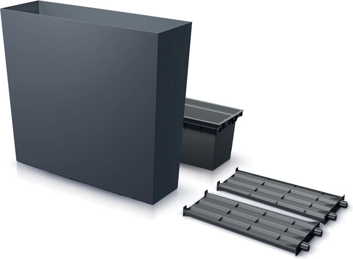 URBI CASE T magas virágláda antracit