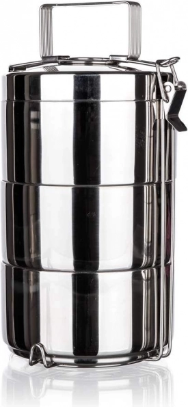 Akcent 3 részes rozsdamentes termo tál készlet