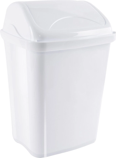 Vittario billenőfedeles szemetes 26 l, fehér