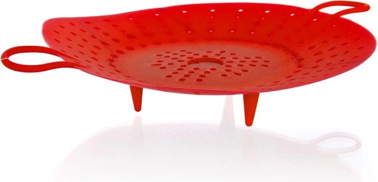 CULINARIA szilikon pároló 21,5 cm, piros