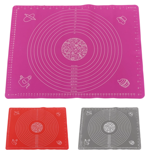 Szilikon munkalap 40 × 50 cm csipesszel