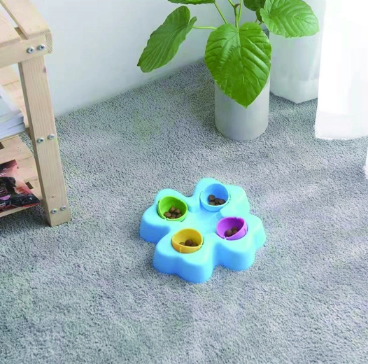 Interaktív oktató játék kutyáknak és macskáknak jutalomfalat-rekeszekkel 23 × 23 × 8 cm