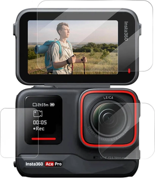 Edzett üvegfólia TELESIN INSTA360 Ace Pro / Ace készülékhez
