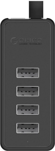 Orico USB Hub Adapter 4x USB 2.0 (fekete)