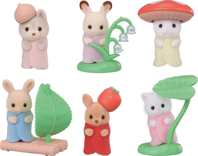Sylvanian Families baba állatkák erdei jelmezekben (véletlenszerű meglepetés tasak)