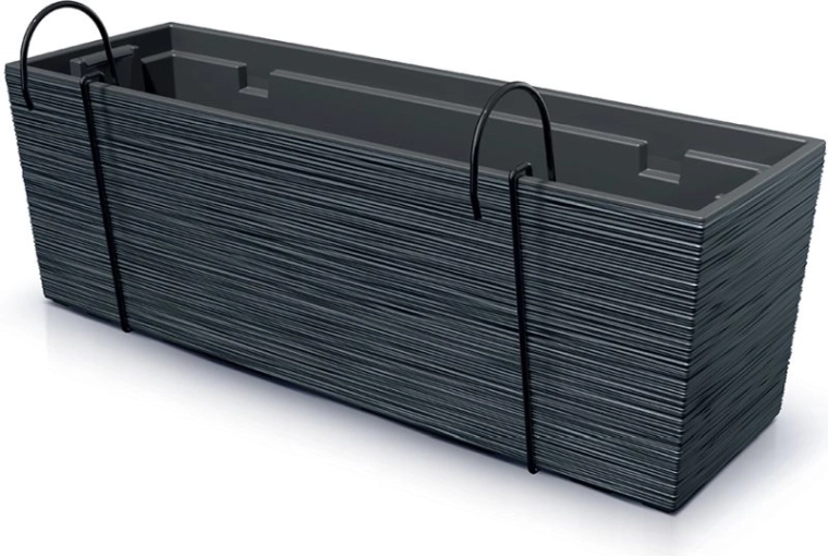 FURU CASE műanyag virágláda 58 cm – antracit