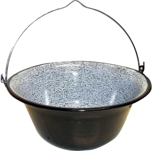 Zománcozott bogrács 10 l