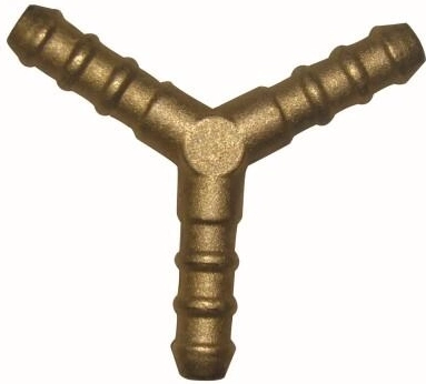 Alacsony nyomású tömlőkhöz való Y-elosztó