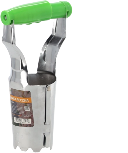 Kézi hagymavető fogazott éllel és rugós mechanizmussal