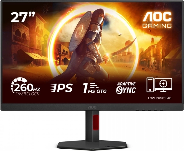 AOC 27" gamer monitor Fast IPS 240 Hz pivottal