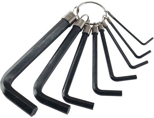 Imbuszkulcs készlet 2–10 mm, 8 darabos