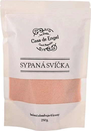 Rózsaszín gyertyaszóró viasz 4 kanóccal (250 g)