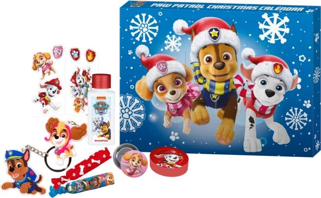 Paw Patrol adventi kozmetikai kalendárium gyerekeknek