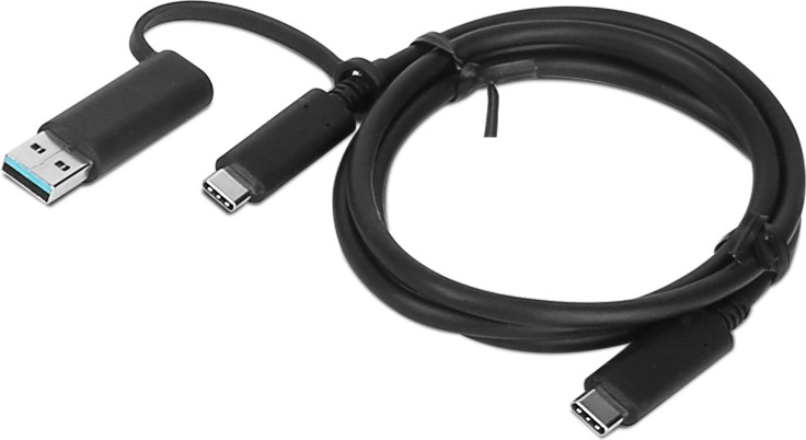 Lenovo hibrid USB‑C kábel USB‑A adapterrel, 1 m