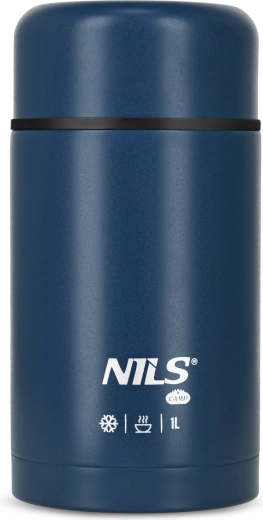 NILS Camp ételtartó termosz 1 l, kék