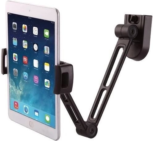 Állítható fali kar táblagéphez és iPadhez 4,7–12,9, fekete